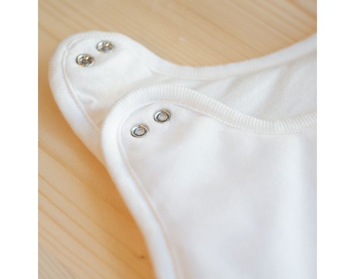 FRENCH POUPON Gigoteuse Naissance Hiver En Coton Bio - Blanc (3)