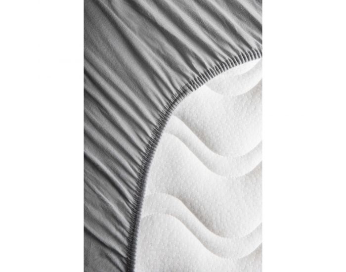 KADOLIS Drap Housse Coton Bio - Enfant Kaki (106)