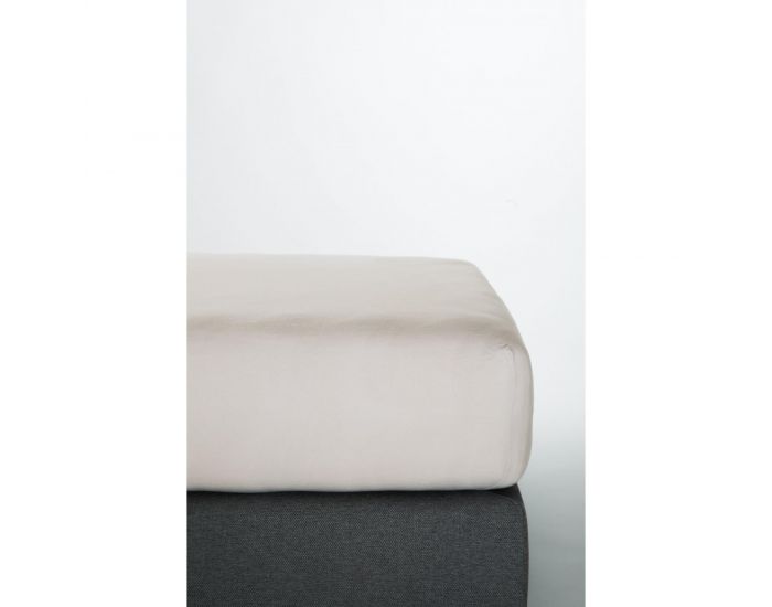 KADOLIS Drap Housse Coton Bio - Enfant Kaki (117)