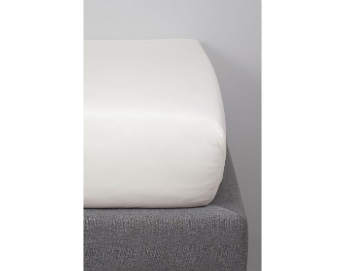 KADOLIS Drap Housse Coton Bio - Enfant Kaki (35)