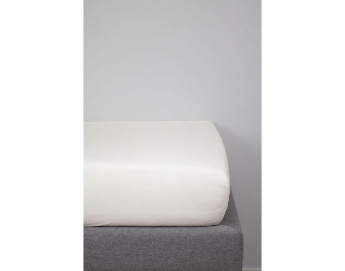 KADOLIS Drap Housse Coton Bio - Enfant Kaki (38)