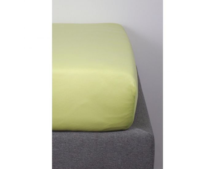 KADOLIS Drap Housse Coton Bio - Enfant Kaki (71)