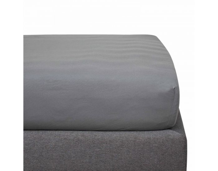 KADOLIS Drap Housse Coton Bio - Enfant Kaki (85)