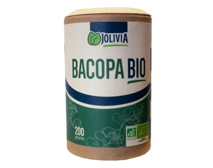 JOLIVIA Bacopa Bio - 200 glules vgtales de 250 mg (1)