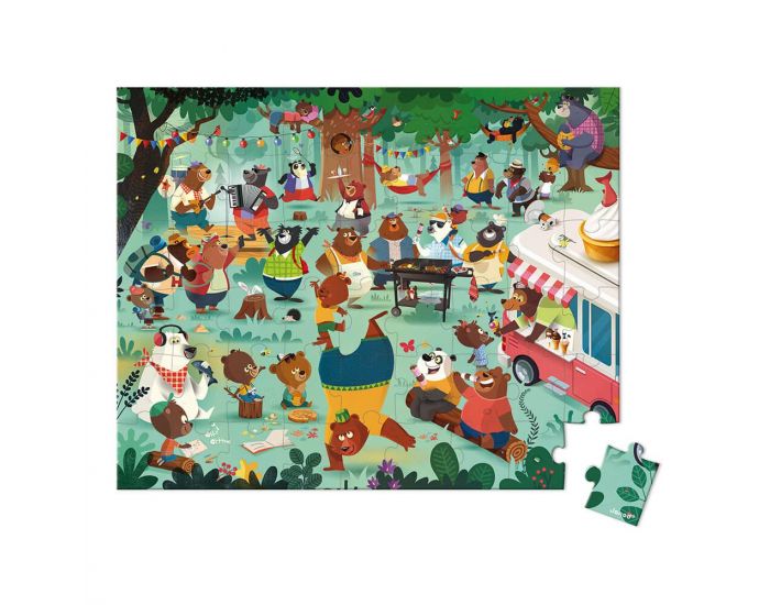 JANOD Puzzle La Cousinade des Ours 54 pi�ces - D�s 4 ans (1)