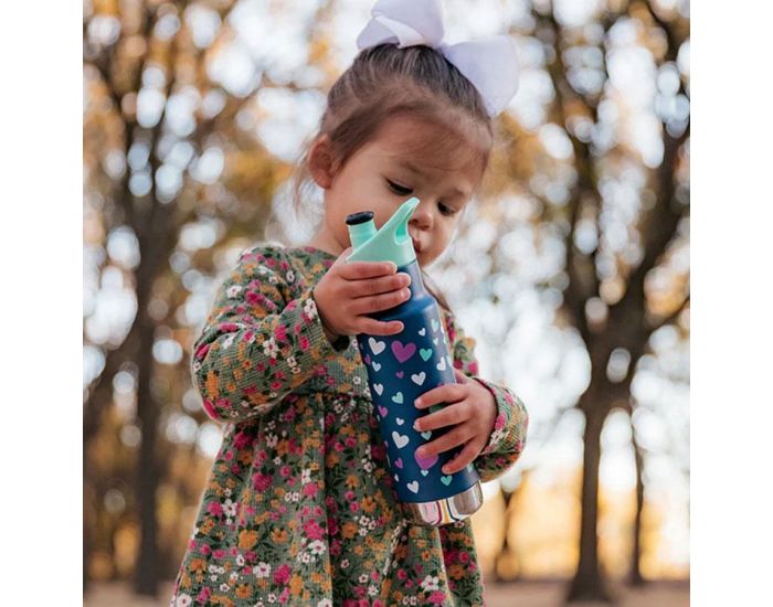 KLEAN KANTEEN Gourde Inox Isotherme - Bouchon Sport - 355 ml (1)