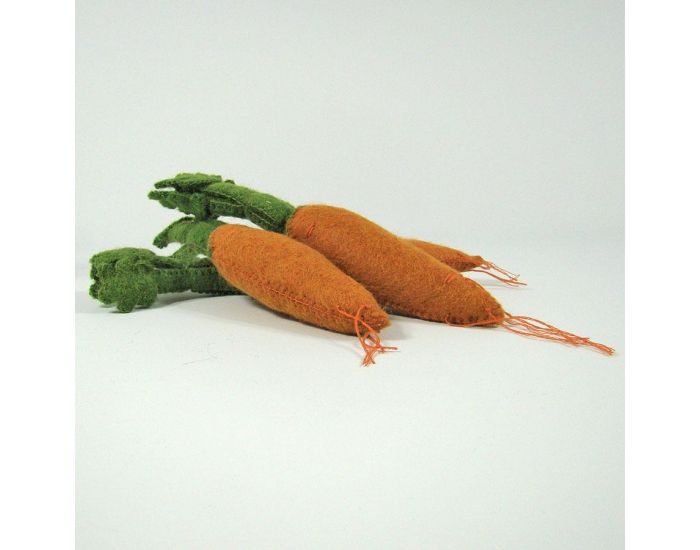PAPOOSE TOYS L�gumes en laine feutr�e - 3 carottes - D�s 3 ans (10)