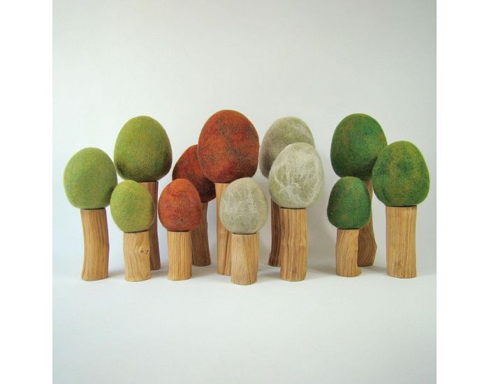 PAPOOSE TOYS Arbres les 4 saisons - Set de 12 - D�s 3 ans (7)