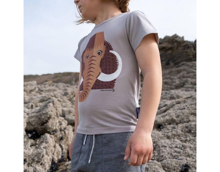 COQ EN PATE T-shirt en Coton Bio - Mammouth (2)