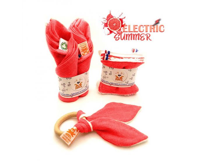 PAPATE Anneau de Dentition Bio - Electric Summer (2)