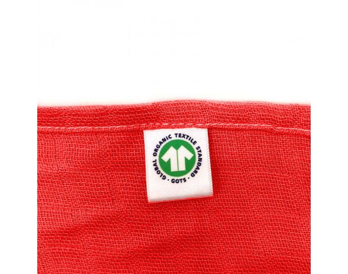 PAPATE Lot de 2 Langes en Coton Bio - Electric Summer - 50 x 50 cm (2)