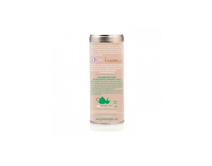 LES JARDINS DE GAIA Le Joueur de Flte - Th Vert Aromatis (Bergamote Vanille) Bio - 100 g (5)