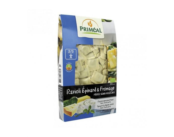 PRIMEAL Ravioli pinards et Fromage - 250 g (1)