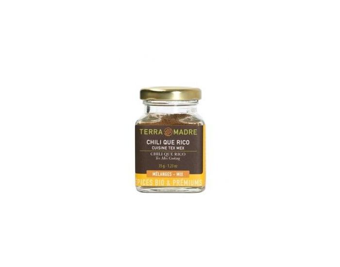 TERRA MADRE Chili Que Rico ! Cuisine Tex-Mex - M�lange D'Epices Bio - 35 g (2)