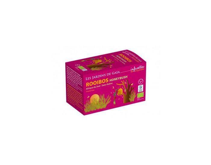 LES JARDINS DE GAIA Rooibos Honeybush bio & quitable - 20 infusettes (2)