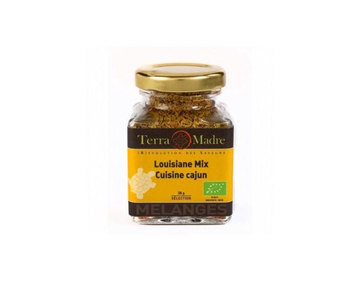 TERRA MADRE Louisiane Mix - M�lange D'Epices Bio - Cuisine Cr�ole et L�gumes Cajuns - 35 g (2)