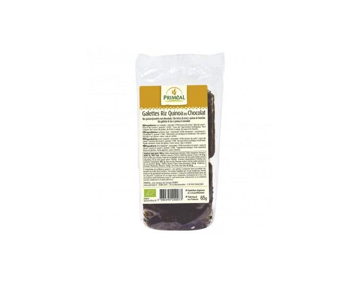 PRIMEAL Galettes de Riz Quinoa au Chocolat Noir - 65 g (2)