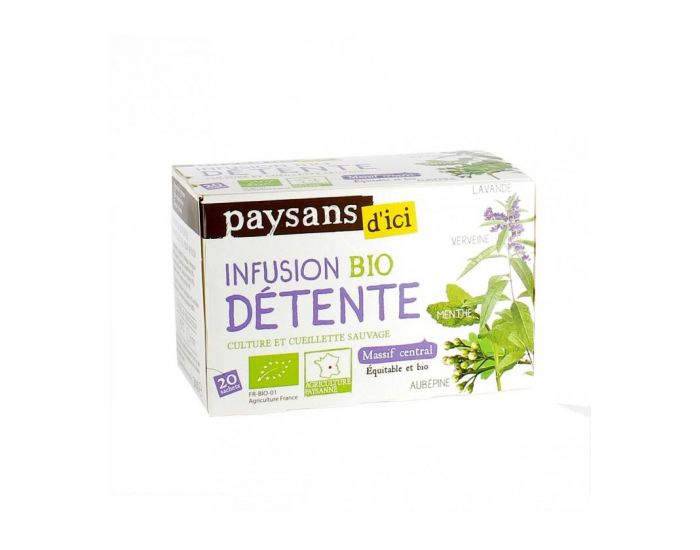 PAYSANS D'ICI Infusion D�tente du Massif Central Bio - 30g (2)