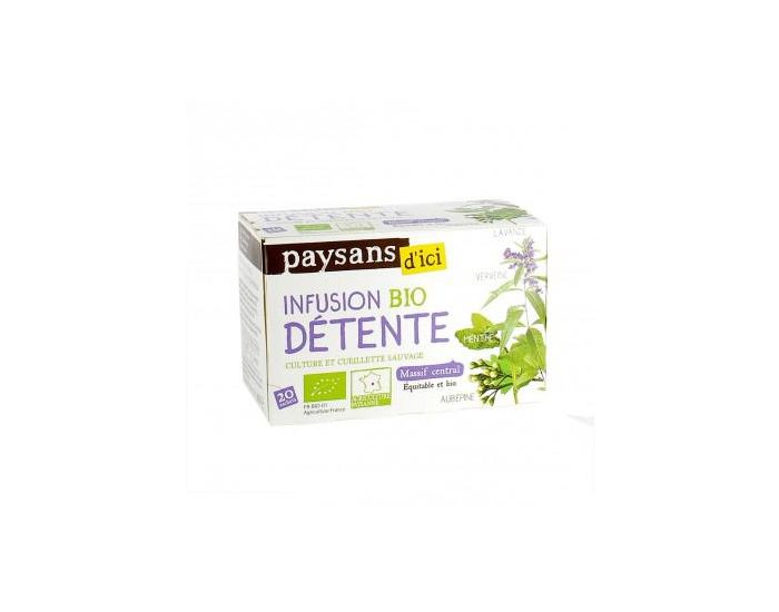 PAYSANS D'ICI Infusion D�tente du Massif Central Bio - 30g (3)