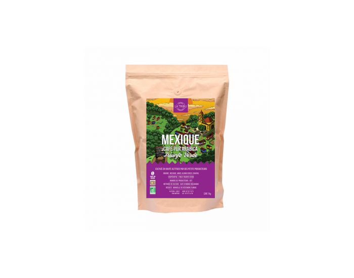 LA TRIBU Caf� en Grains Triunfo Verde Bio & Equitable - 1kg (4)