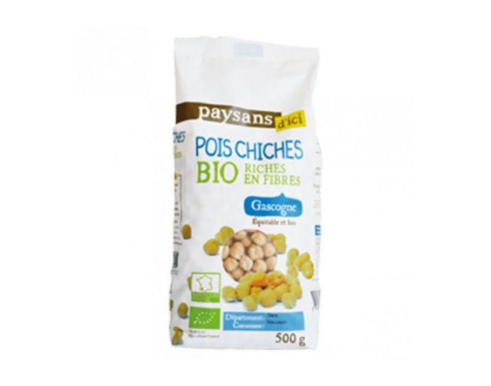 PAYSANS D'ICI Pois Chiches Bio - 500 g (1)