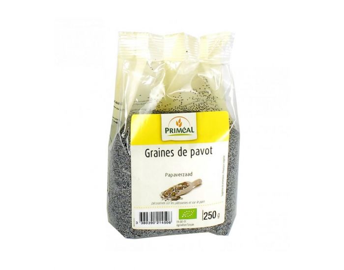PRIMEAL Graines de Pavot Bio - 250 g (2)