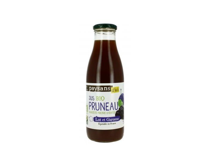 PAYSANS D'ICI Pur Jus de Pruneau Bio et Equitable - 75 cL (1)