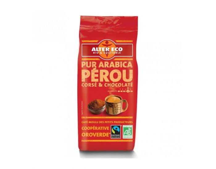 ALTER ECO Caf Perou Pur Arabica Bio et Equitable Moulu - 260 g (1)