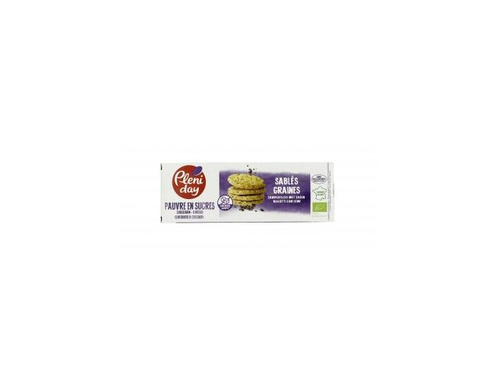 PLENIDAY Sabl�s Graines Sans Sucre Ajout� Bio - 105g (2)
