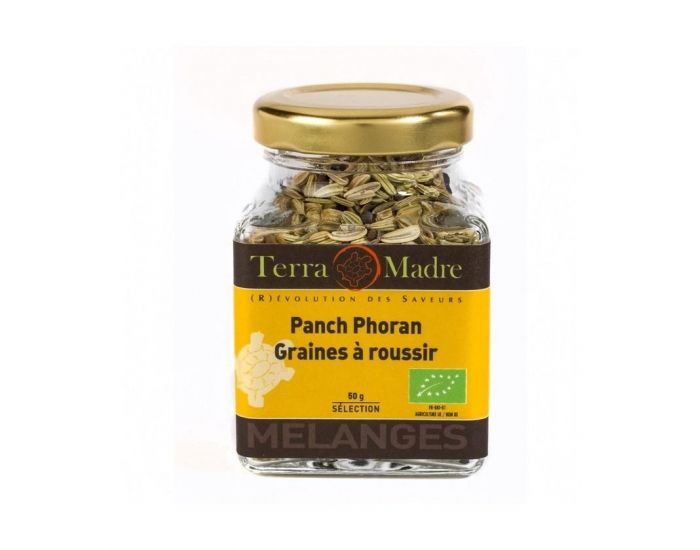 TERRA MADRE Panch Phoran Graines A Roussir - M�lange D'Epices Bio - 50 g (1)