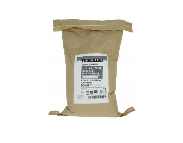 ETHIQUABLE Riz Jasmin Complet du Cambodge Bio & Equitable (2)