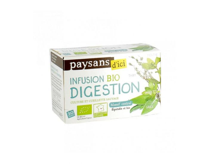 PAYSANS D'ICI Infusion Digestion du Massif Central Bio - 30 g (1)