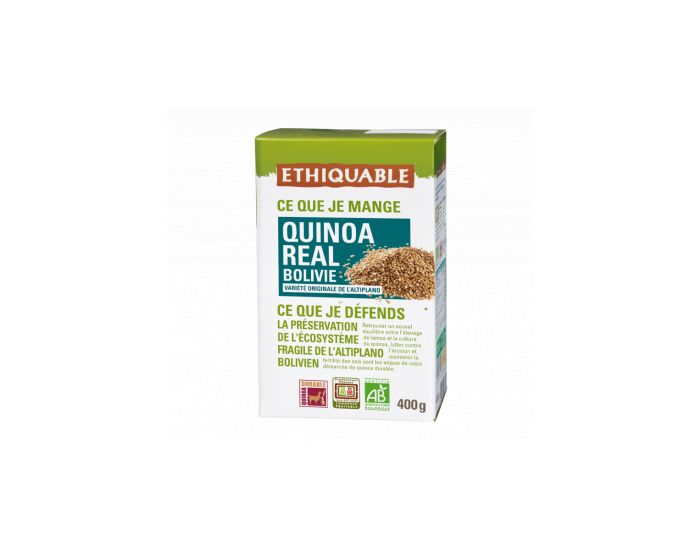 ETHIQUABLE Quinoa Real Bolivie Bio & Equitable - 400 g (3)