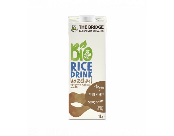 THE BRIDGE Boisson V�g�tale au Riz Noisette Bio & Sans Gluten - 1L (1)
