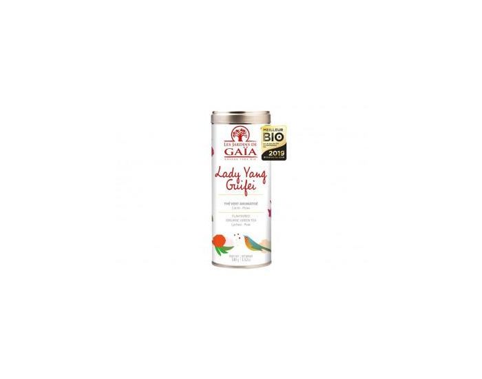 LES JARDINS DE GAIA Lady Yang Guifei - Th� Vert Aromatis� (Litchi Poire) Bio & �quitable - 100 g (3)