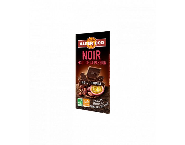 ALTER ECO Chocolat NOIR Fruit de la Passion bio et quitable - 100 g (1)