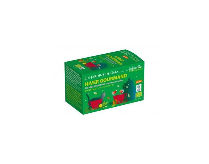 LES JARDINS DE GAIA Hiver Gourmand - Th Vert Agrumes Cannelle - 30 g (3)