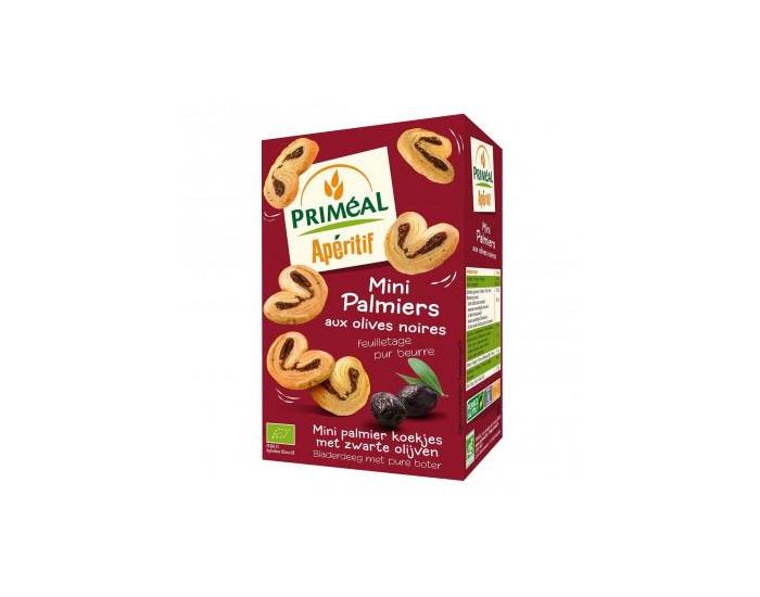 PRIMEAL Mini Palmiers aux Olives Noires Bio - 60 g (4)