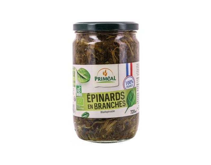 PRIMAL Conserves Epinard en Branches bio - 720 mL (2)