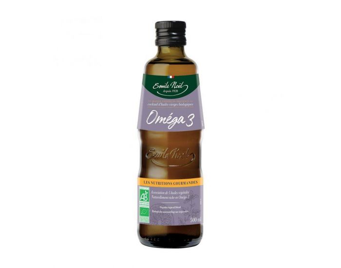 EMILE NO�L Cocktail d'Huiles Vierges Riche en Om�ga-3  Bio & Equitable - 500 mL (2)