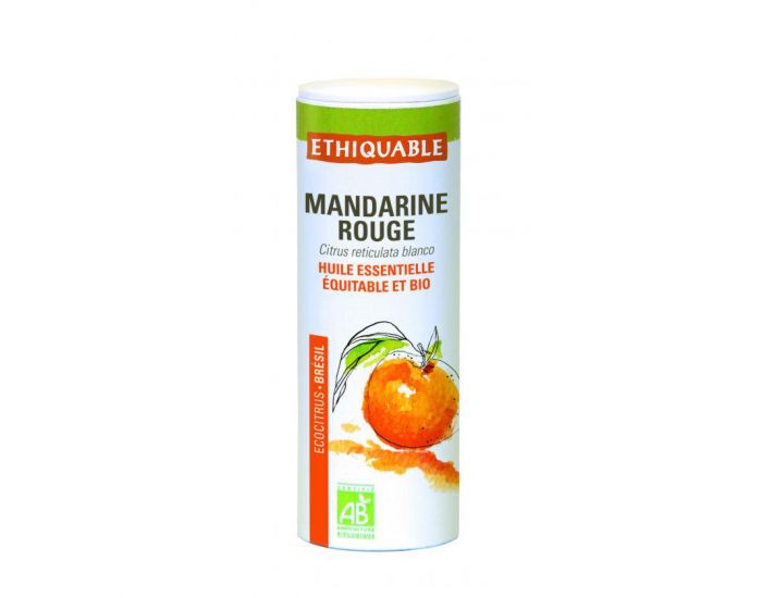 ETHIQUABLE Mandarine Rouge - Huile Essentielle Bio & Equitable - 10 ml (1)