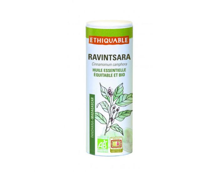 ETHIQUABLE Ravintsara - Huile Essentielle Bio & Equitable - 10 ml (1)