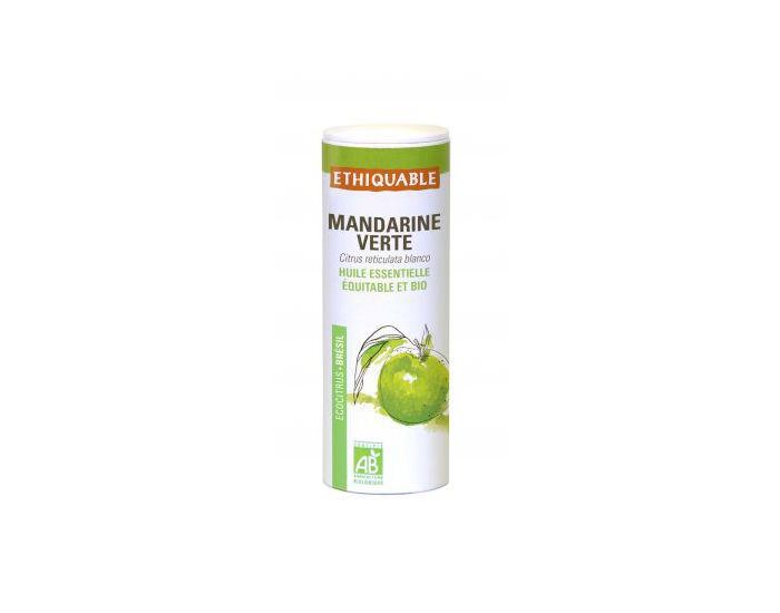 ETHIQUABLE Mandarine Verte - Huile Essentielle Bio & Equitable - 10 ml (7)