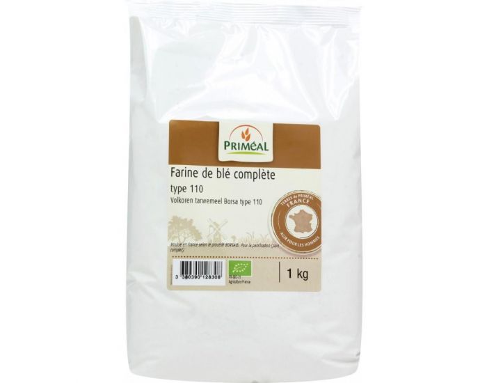 PRIMéAL Farine de blé T110 - 1 kg (1)