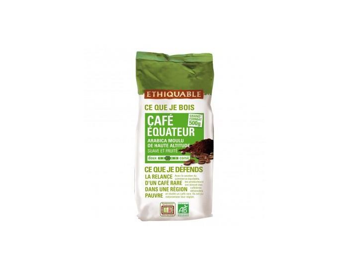 ETHIQUABLE Caf� �quateur Moulu Bio & Equitable - 500 g (2)