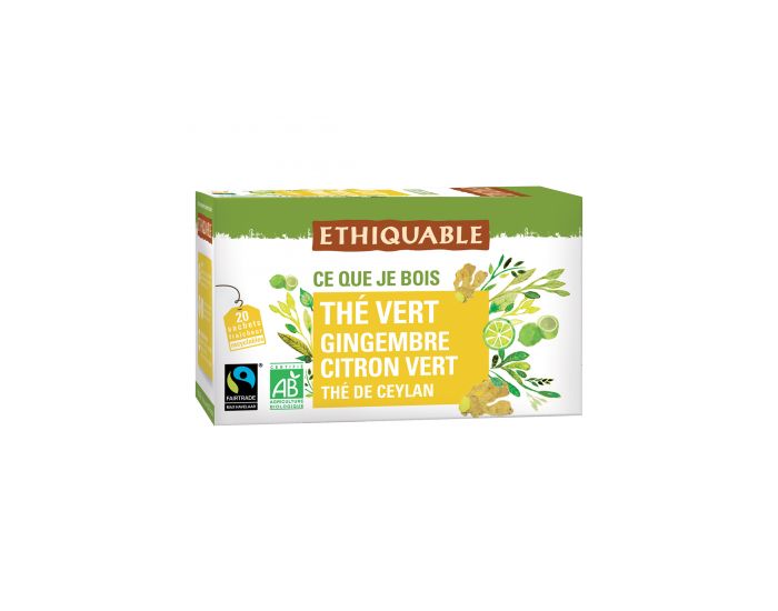ETHIQUABLE Th Vert Gingembre Citron Vert Bio & Equitable (2)
