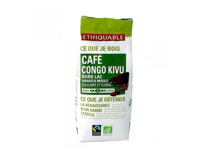 ETHIQUABLE Caf Congo Moulu Bio & Equitable - 250 g (1)