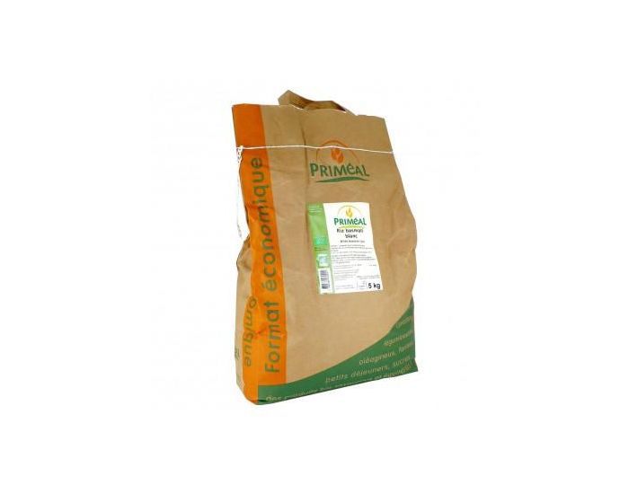 PRIMEAL Riz Basmati Blanc Bio  - 5 kg (3)