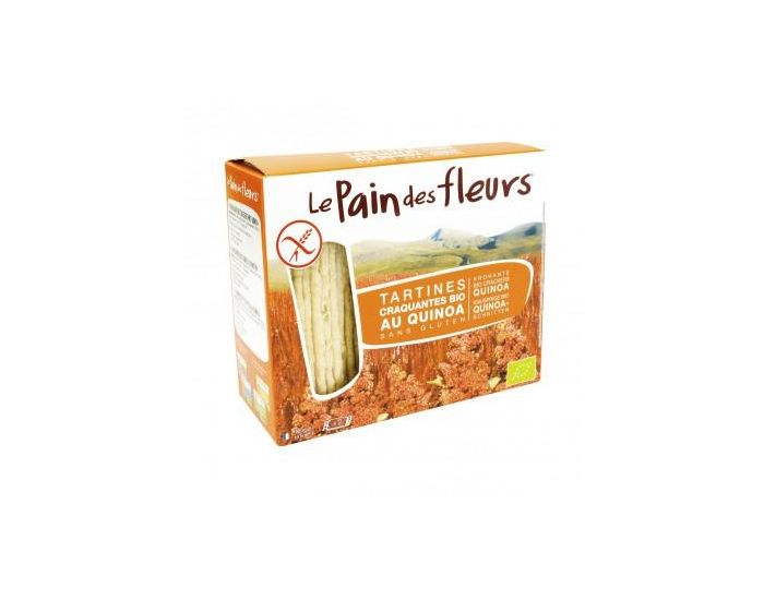 LE PAIN DES FLEURS Tartines craquantes au quinoa sans gluten bio - 150 g (3)