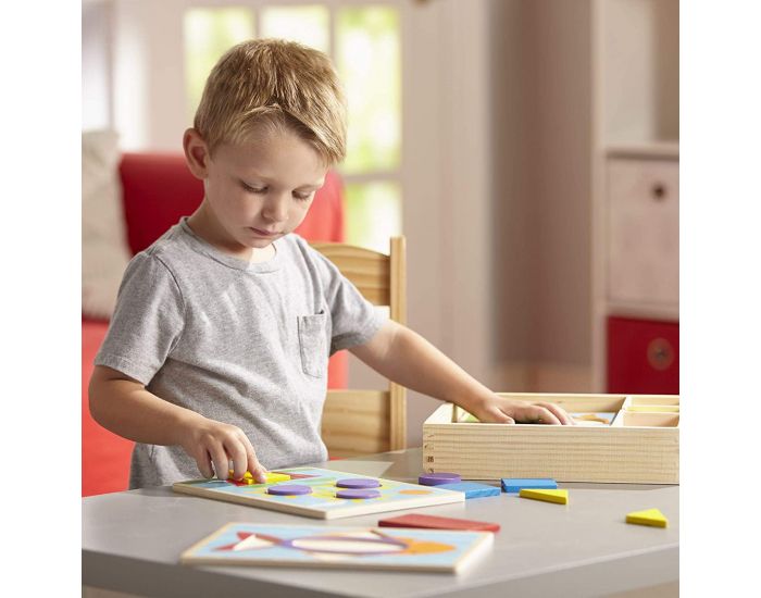 MELISSA & DOUG Formes Blocs Motifs d'Apprentissages - D�s 2 ans (2)